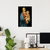 Madonna en Child, Madonna del Granduca van Raphael Poster (Thuiskantoor)