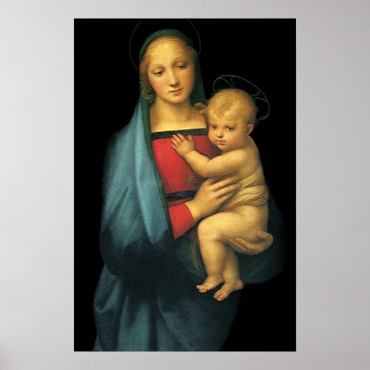 Madonna en Child, Madonna del Granduca van Raphael Poster (Voorkant)