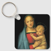 Madonna en Child, Madonna del Granduca van Raphael Sleutelhanger (Voorkant)