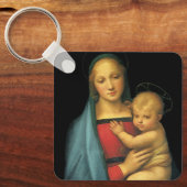 Madonna en Child, Madonna del Granduca van Raphael Sleutelhanger (Voorkant)