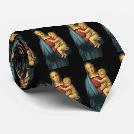 Madonna en Child, Madonna del Granduca van Raphael Stropdas (Opgerold)