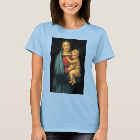 Madonna en Child, Madonna del Granduca van Raphael T-shirt (Voorkant)