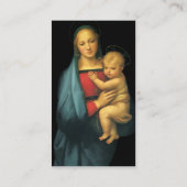 Madonna en Child, Madonna del Granduca van Raphael Visitekaartje (Achterkant)