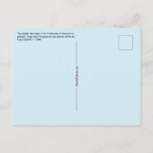 Madonna en Child met 3 heiligen (detail; M 070) Briefkaart (Achterkant)