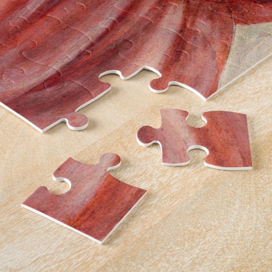 Madonna en Child met Angels door Botticelli Legpuzzel (Zijkant)