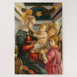 Madonna en Child met Angels door Botticelli Legpuzzel
