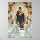 Madonna en Child met Angels Poster (Voorkant)