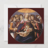 Madonna en Child met Angels van Sandro Botticelli Kaart (Voorkant)