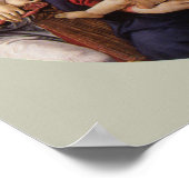 Madonna en Child met Angels van Sandro Botticelli Poster (Hoek)