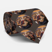 Madonna en Child met Angels van Sandro Botticelli Stropdas (Opgerold)