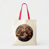 Madonna en Child met Angels van Sandro Botticelli Tote Bag (Voorkant)