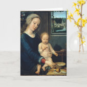 Madonna en Child Met Melksoep - Gerard David Kaart (Gele Bloem)