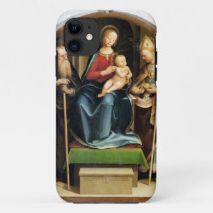 Madonna en Child met St. Anthony Abbot en St. N Case-Mate iPhone Case