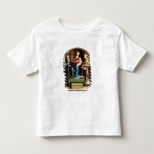 Madonna en Child met St. Anthony Abbot en St. N Kinder Shirts (Voorkant)