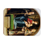 Madonna en Child met St. Anthony Abbot en St. N Magneet (Horizontaal)