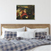 Madonna en Child met St. Catherine c. 1530 Canvas Afdruk (Insitu (Slaapkamer))