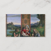 Madonna en Child met St. John de Baptist en Ma Visitekaartje (Achterkant)