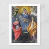 Madonna en Child met St. Lucy en Mary Magdalene Briefkaart (Voorkant)