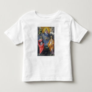 Madonna en Child met St. Lucy en Mary Magdalene Kinder Shirts