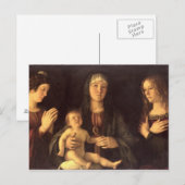 Madonna en Child met St. Mary Magdalene en St. Briefkaart (Voorkant / Achterkant)