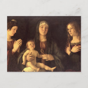Madonna en Child met St. Mary Magdalene en St. Briefkaart