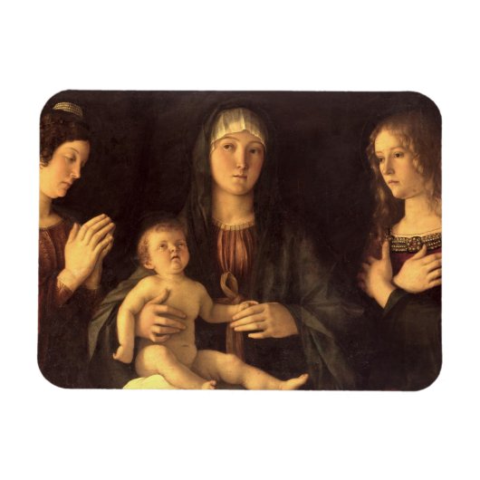 Madonna en Child met St. Mary Magdalene en St. Magneet (Horizontaal)