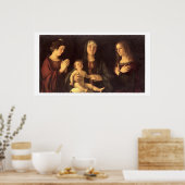 Madonna en Child met St. Mary Magdalene en St. Poster (Keuken)