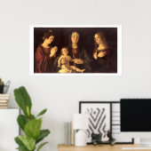 Madonna en Child met St. Mary Magdalene en St. Poster (Thuiskantoor)