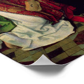 Madonna en Child met twee Angels Poster (Hoek)