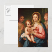 Madonna en Child met Two Angels, 1770-73 Briefkaart (Voorkant / Achterkant)