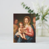 Madonna en Child met Two Angels, 1770-73 Briefkaart (Staand voorkant)