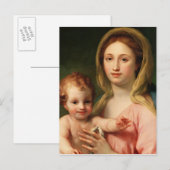 Madonna en Child met Two Angels, 1770-73 Briefkaart (Voorkant / Achterkant)
