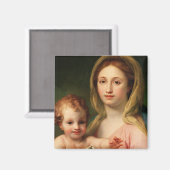Madonna en Child met Two Angels, 1770-73 Magneet (Voorkant / Achterkant)