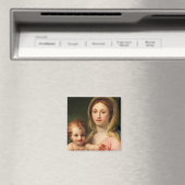 Madonna en Child met Two Angels, 1770-73 Magneet (Insitu (Vaatwasser))