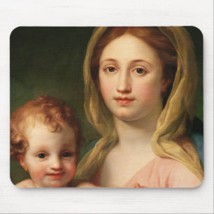 Madonna en Child met Two Angels, 1770-73 Muismat