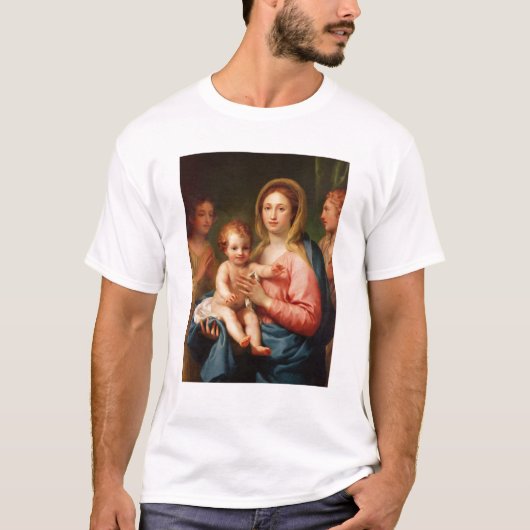 Madonna en Child met Two Angels, 1770-73 T-shirt (Voorkant)