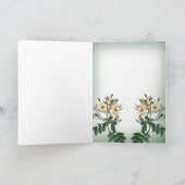 Madonna en Child Nativity blanco briefkaart (Binnen)