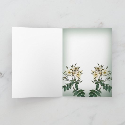 Madonna en Child Nativity blanco briefkaart (Binnen)