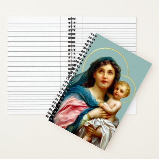Madonna en Child Notitieboek (Binnen)