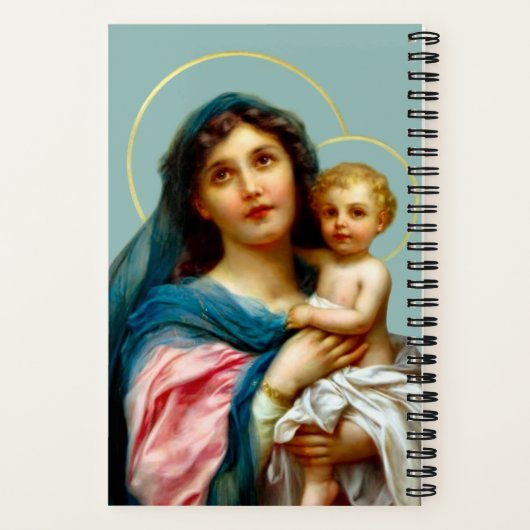Madonna en Child Notitieboek (Achterkant)