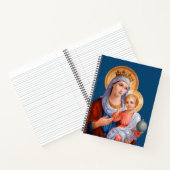 Madonna en Child Notitieboek (Binnen)