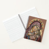 Madonna en Child Notitieboek (Binnen)