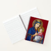 Madonna en Child Notitieboek (Binnen)