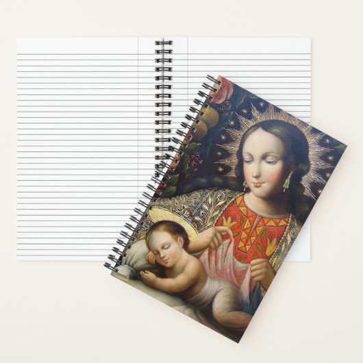 Madonna en Child Notitieboek (Binnen)