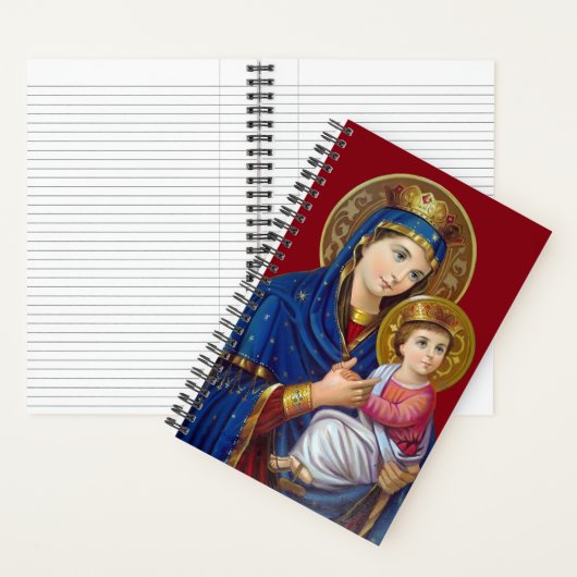 Madonna en Child Notitieboek (Binnen)