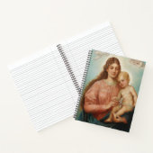 Madonna en Child Notitieboek (Binnen)