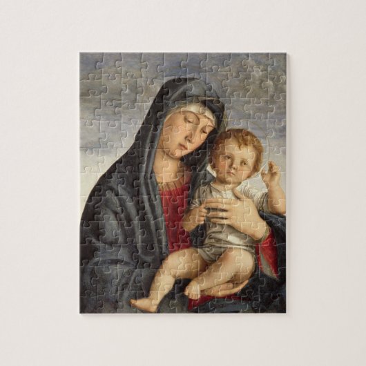 Madonna en Child (olie op het paneel) 2 Legpuzzel (Verticaal)