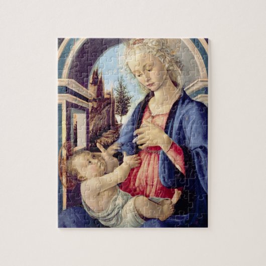 Madonna en Child (paneel) 2 Legpuzzel (Verticaal)