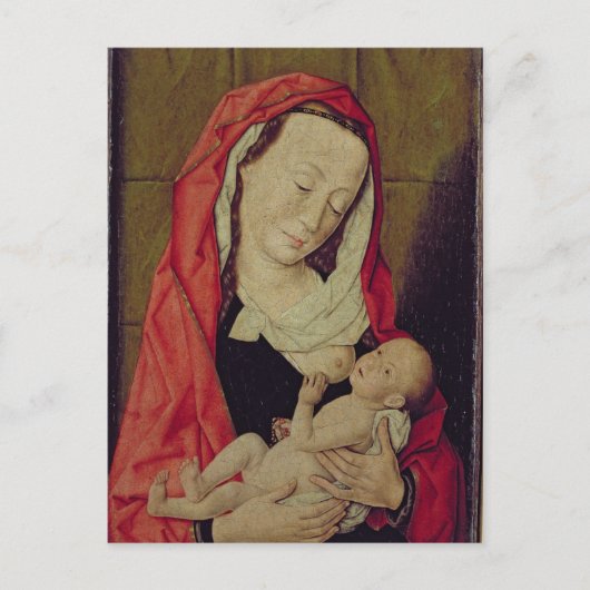 Madonna en Child (paneel) Briefkaart (Voorkant)