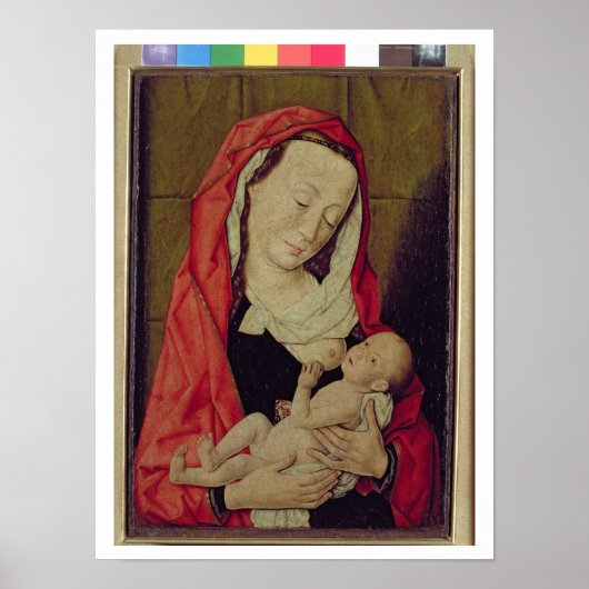Madonna en Child (paneel) Poster (Voorkant)